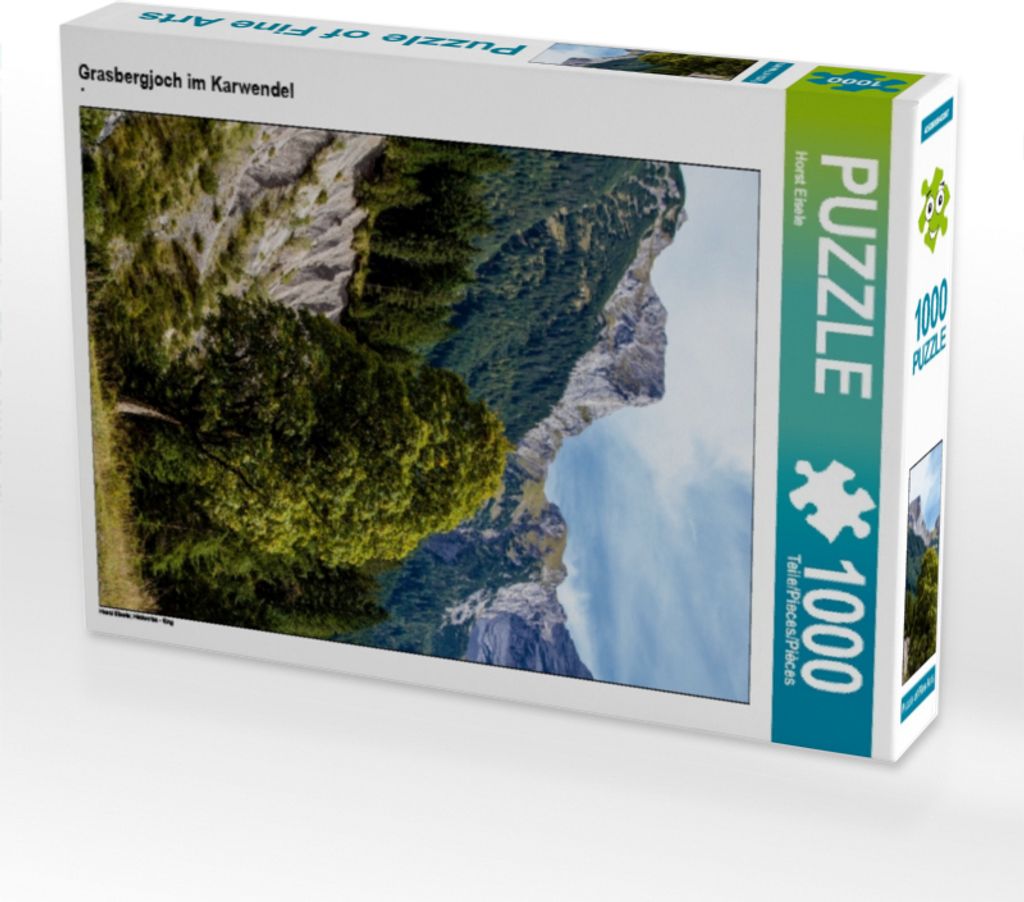 Calvendo Grasbergjoch im Karwendel 1000 Teile Puzzle hoch 480x640mm, Eisele Horst; 7271608