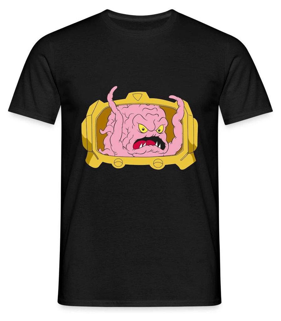 Spreadshirt Teenage Mutant Ninja Turtles Krang Bösewicht Männer T-Shirt, 3XL, Schwarz