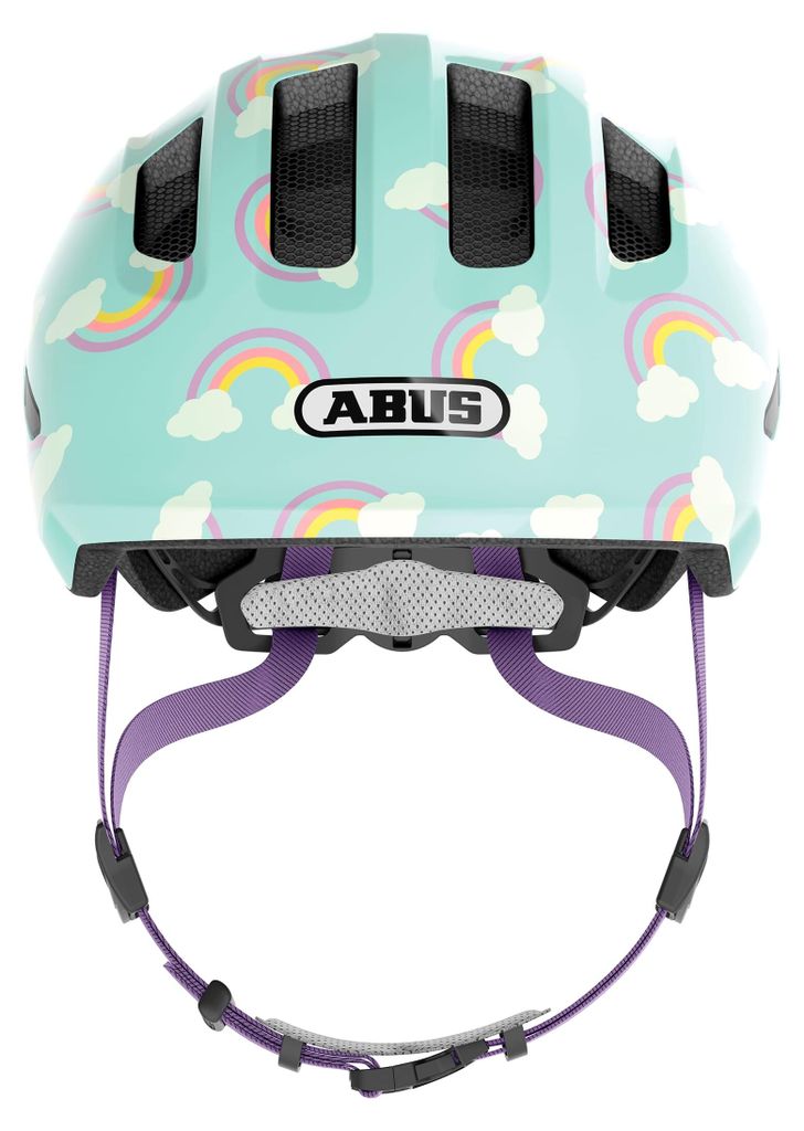 Abus Smiley 3.0 LED Blue Rainbow M Kinder fahrradhelm Zdjęcie produktu 
