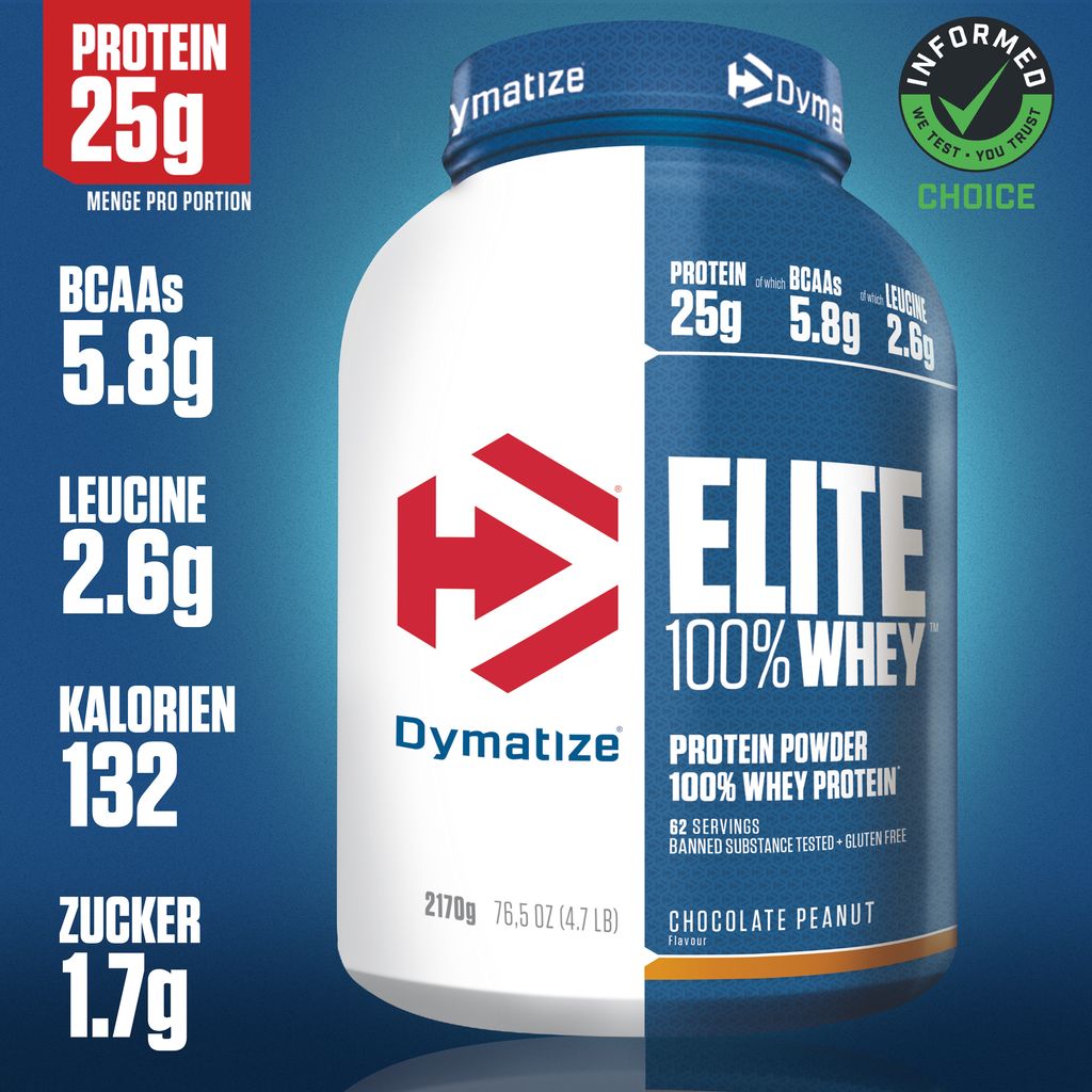 DYMATIZE Whey Protein Pulver Shake Hydrolysat Elite 100% Produktbild 