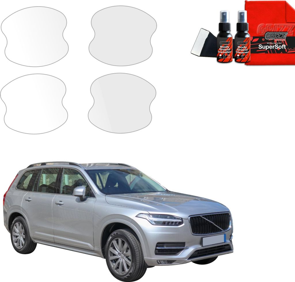 4in1 Schutzfolie für Türgriffmulden - Volvo XC90 (2014-2024) Grizz Protector