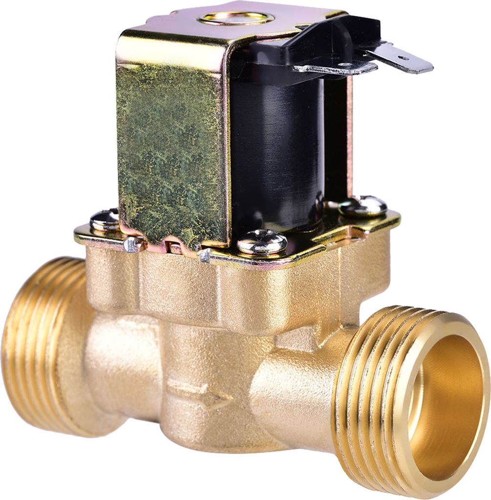 3/4 DC 24V Normálně uzavřený elektrický mosazný Obrázek produktu 