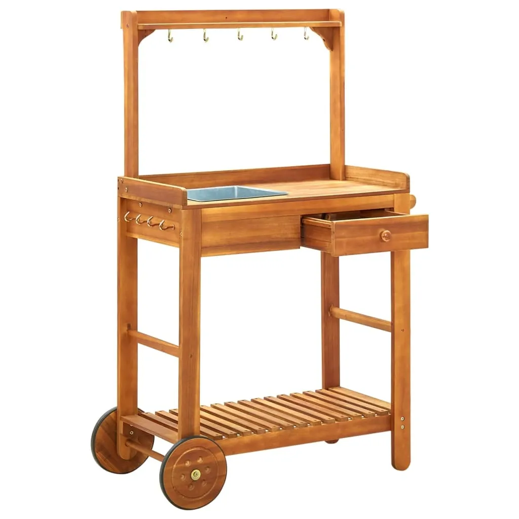 SYFAX™ Mobile Cucina Esterno Acacia 92x43.5cm | Prezzo Imbattibile