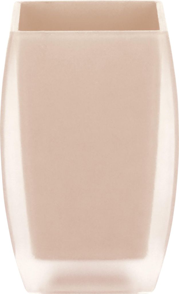 Spirella Zahnputzbecher Zahnbürstenhalter Freddo 10,5 x 7,7 x 7,7 cm Beige