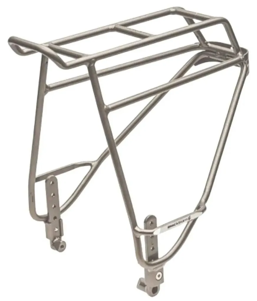 Porte-bagages de vélo Blackburn Outpost V2 Argent pour Randonnée Voyage