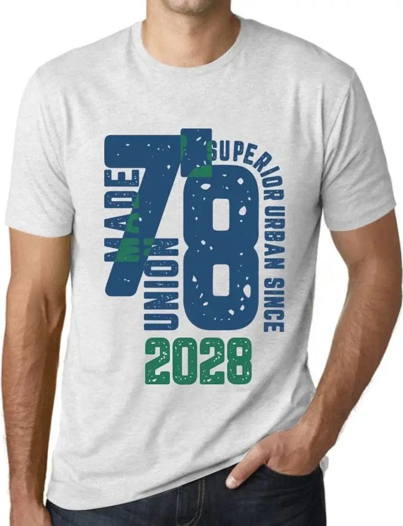 Herren Grafik T-Shirt Souveräner urbaner Stil seit 2028 – Superior Urban Style Since 2028 – Öko-Verantwortlich Vintage Jahrgang Kurzarm Lusti...