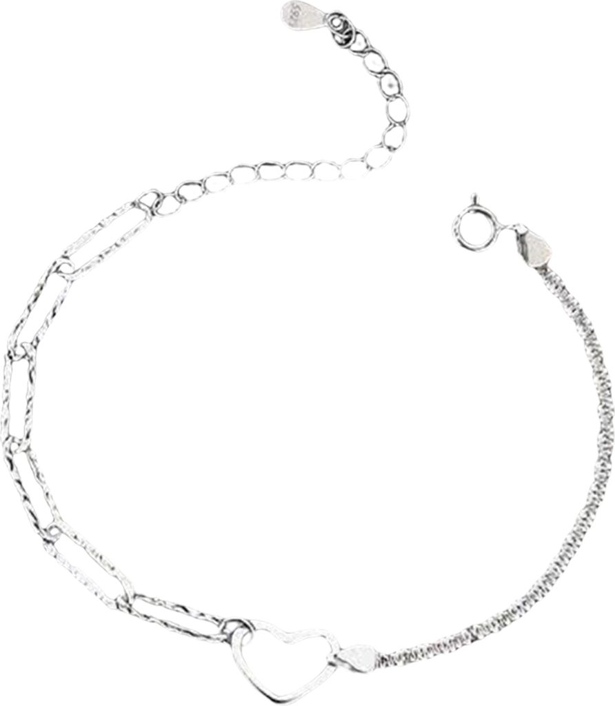 Einfaches Paar-Armband, einzigartiges künstlerisches Herzform-Design, modisches Armband für den Alltag-Frauen