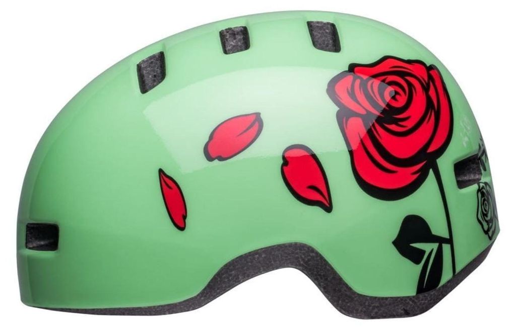 Kinderfahrradhelm Bell Lil Ripper Erdnuss BMX hellgrün