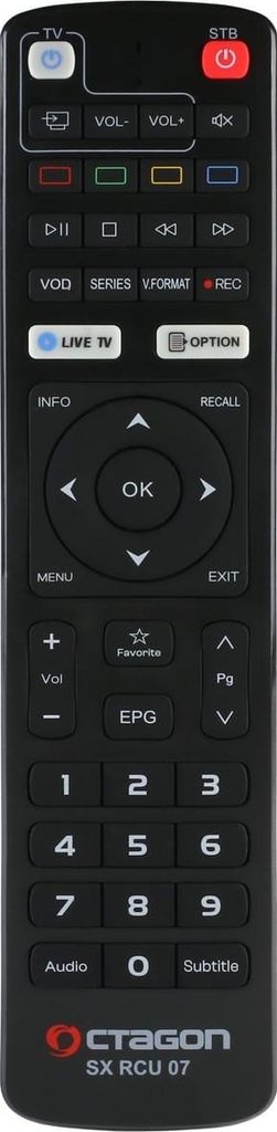 Octagon SX RCU 07 Original Fernbedienung für (SX888-, Produktbild 