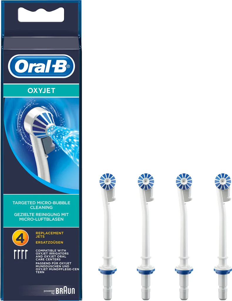 Ricambi Idropulsore Oral-B OxyJet 4er - Compatibili Braun Professional