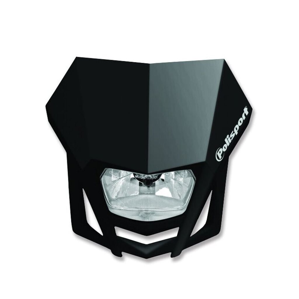 POLISPORT 8657600002 Scheinwerfer-Maske Polisport LMX schwarz für Aprilia Honda Suzuki KTM Husqvarna