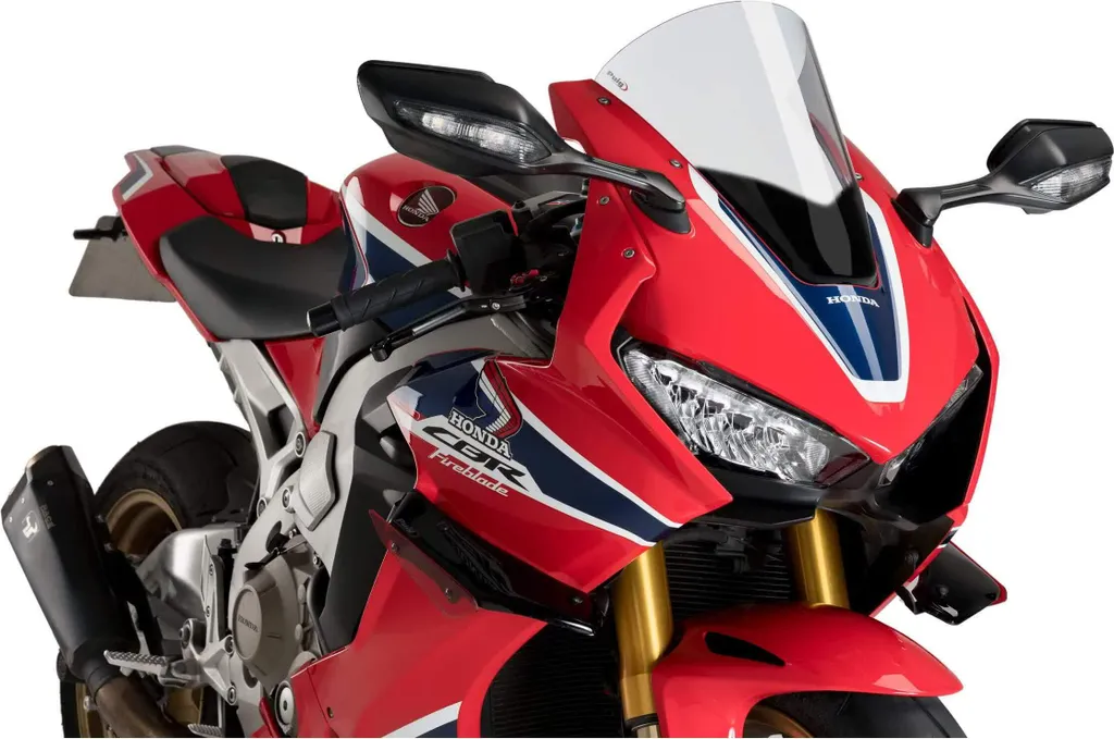 Bulle Racing Claire PUIG R-Racer Haute Protection Honda CBR 1000 RR