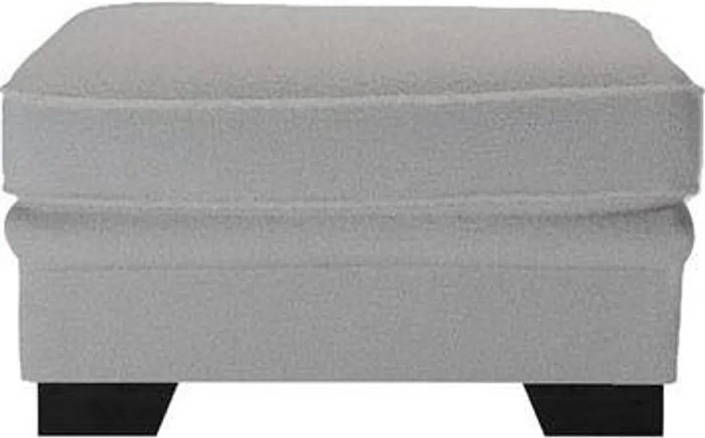 Pouf de Salon Ronay Teddy Noir - Idéal comme Repose-Pieds ou Siège Bas