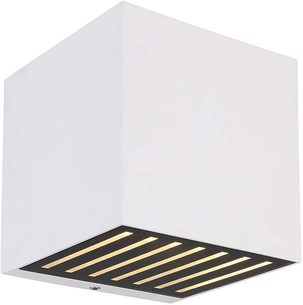 Lampada da parete per esterni in alluminio Lampada da parete a LED faretto da parete per esterni bianco 34156W