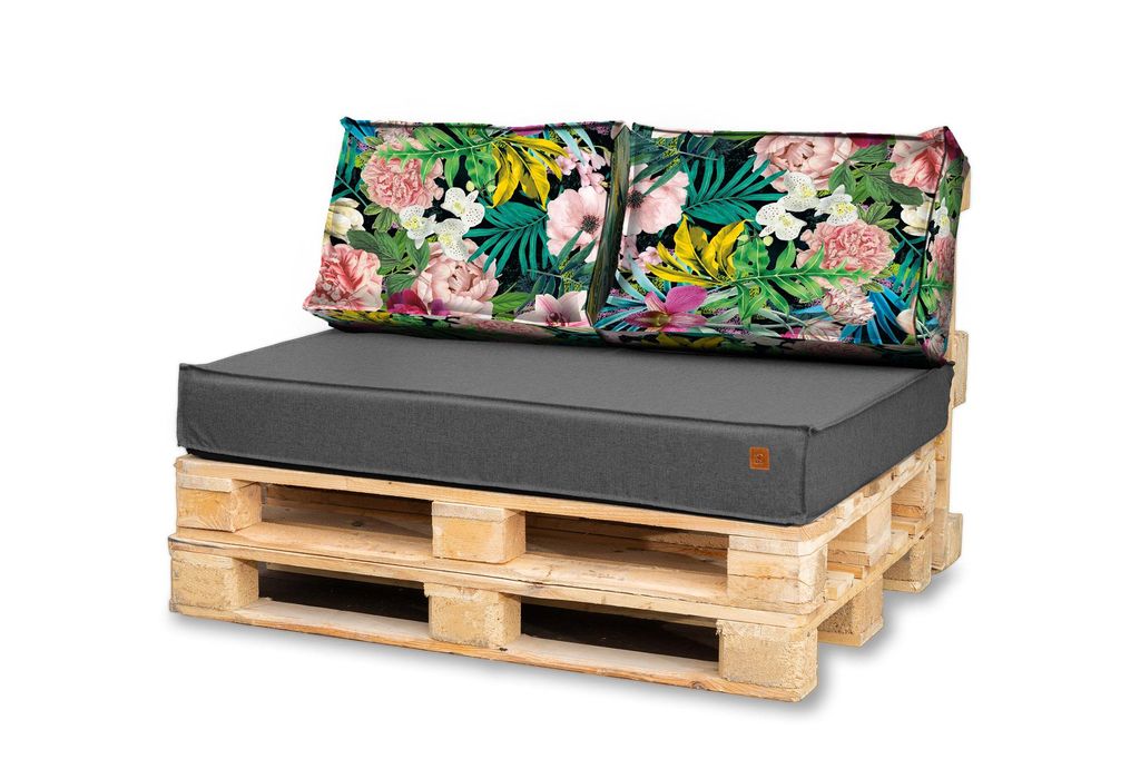 Poduszki ogrodowe Blomster na europalety, komplet poduch na Zdjęcie produktu 