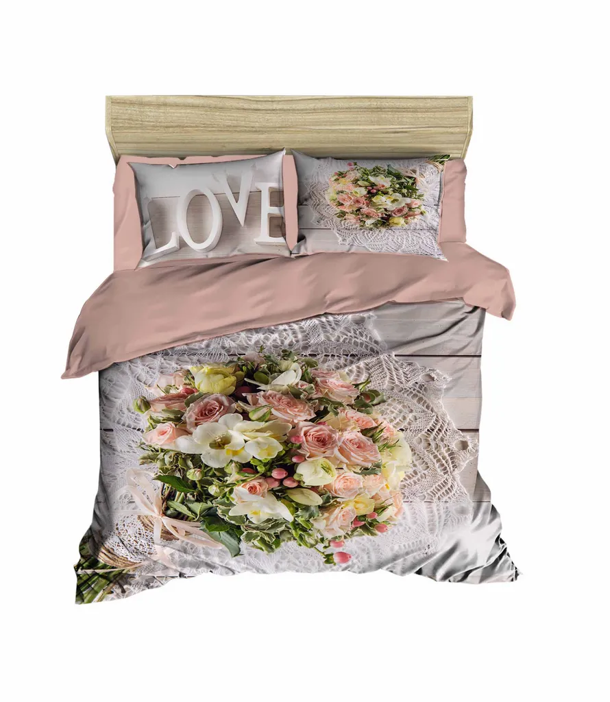 Parure Piumone Adal-PRL2048 Polvere: L'Essentiel Linge de Maison Luxury