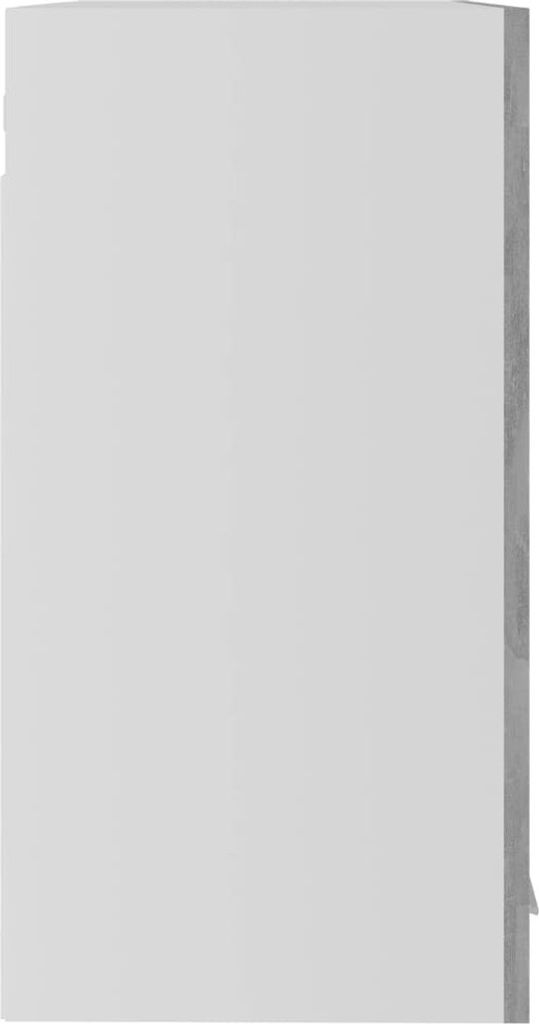 vidaXL Hängeglasschrank Betongrau 60x31x60 cm Holzwerkstoff Produktbild 7