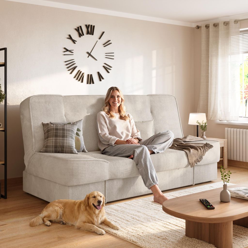 BroMARKT Sofa mit Schlaffunktion TOLIA Schlafsofa mit Produktbild 