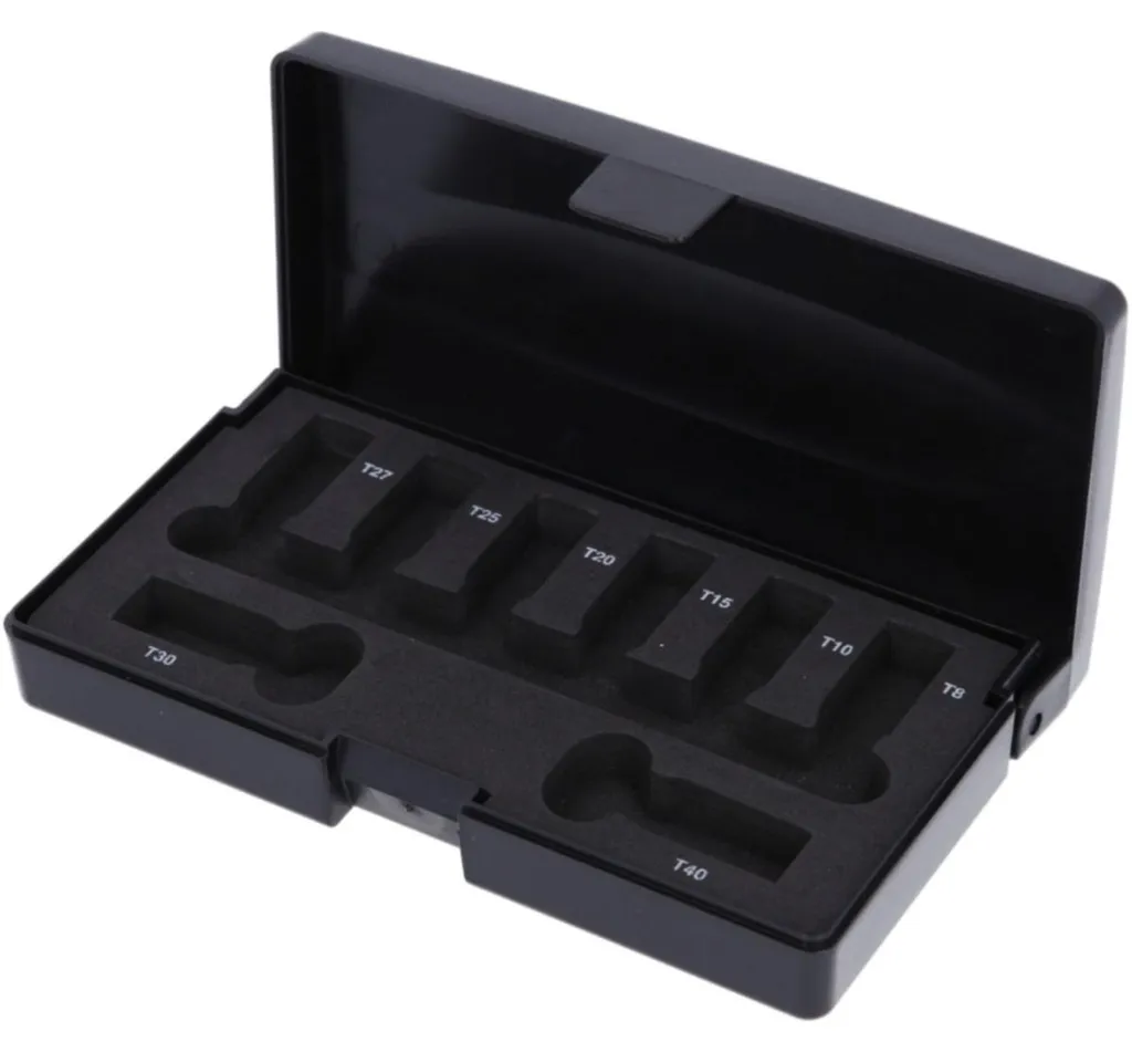 Réparez votre boîte cassée avec le coffret vide KS Tools 917.1490 noir