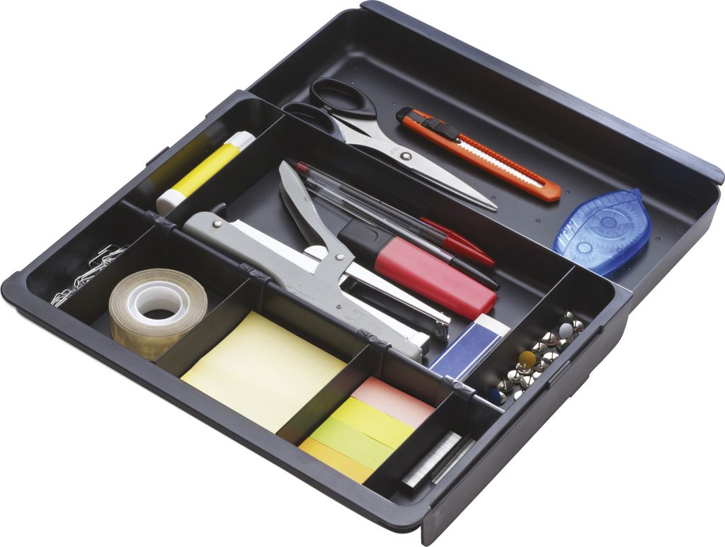 Exacompta 6x Schubladeneinsatz DRAWINSERT - Schwarz - 316014D