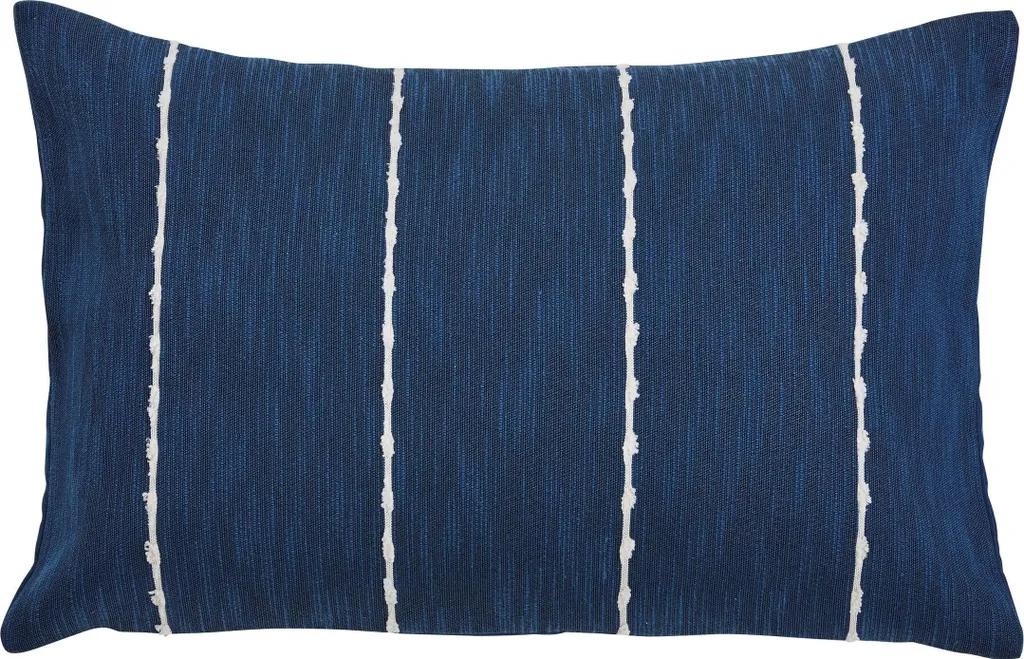 Housse de coussin décorative Deep Blue Sea Done - Textile de Maison Bleu