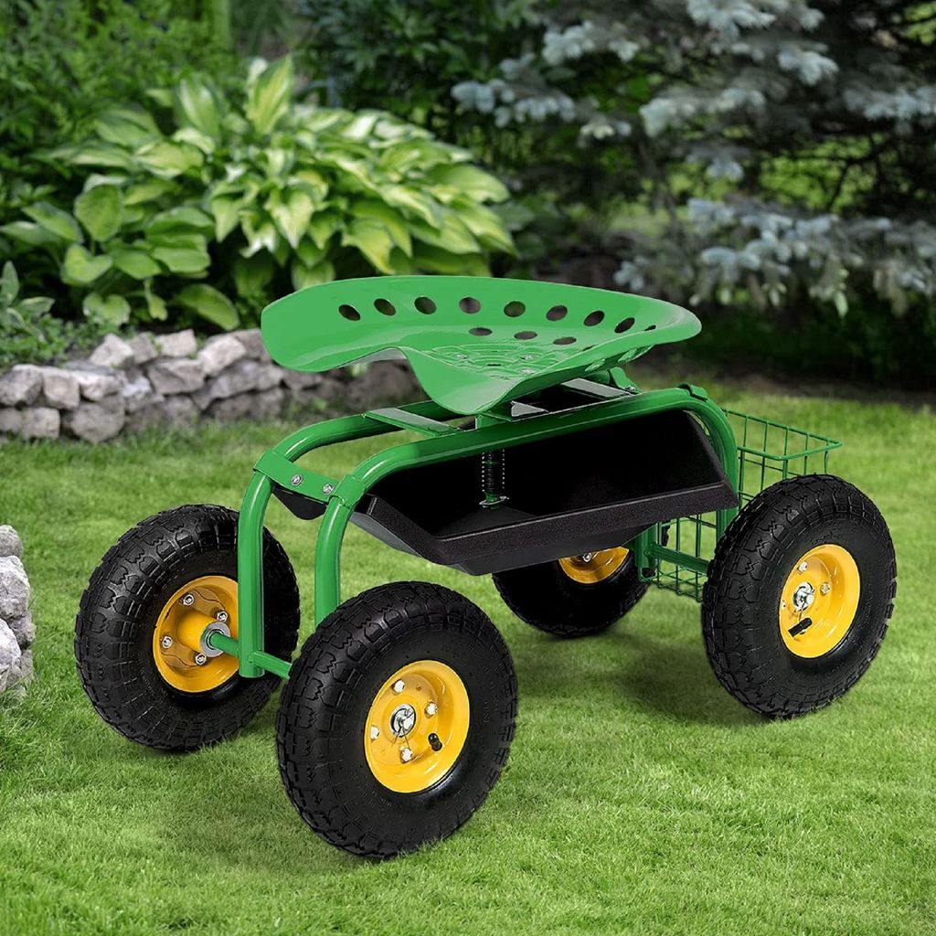 GOPLUS Rollsitz Garten, 360° drehbarer Kaufland.de
