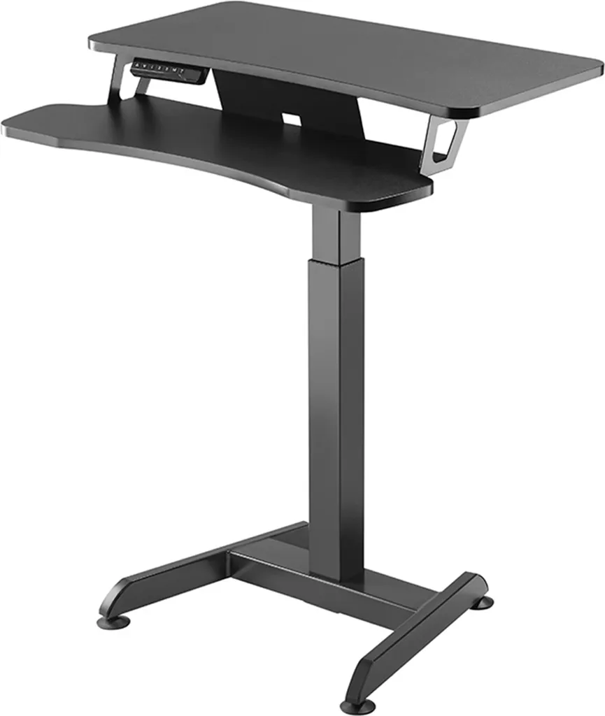 Bureau ergonomique électrique pour télétravail avec rappel de posture actif