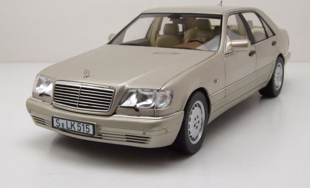 Norev 183723 Mercedes S600 W140 S-Klasse 1997 rauch silber Produktbild 