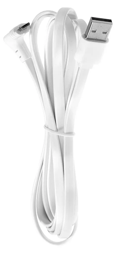 cavo di ricarica per Arlo ��C Cavo di alimentazione micro USB piatto resistente alle intemperie, compatibile con Arlo Pro/Pro 2/GO/Light, per uso interno ed esterno (bianco, confezione da 1)