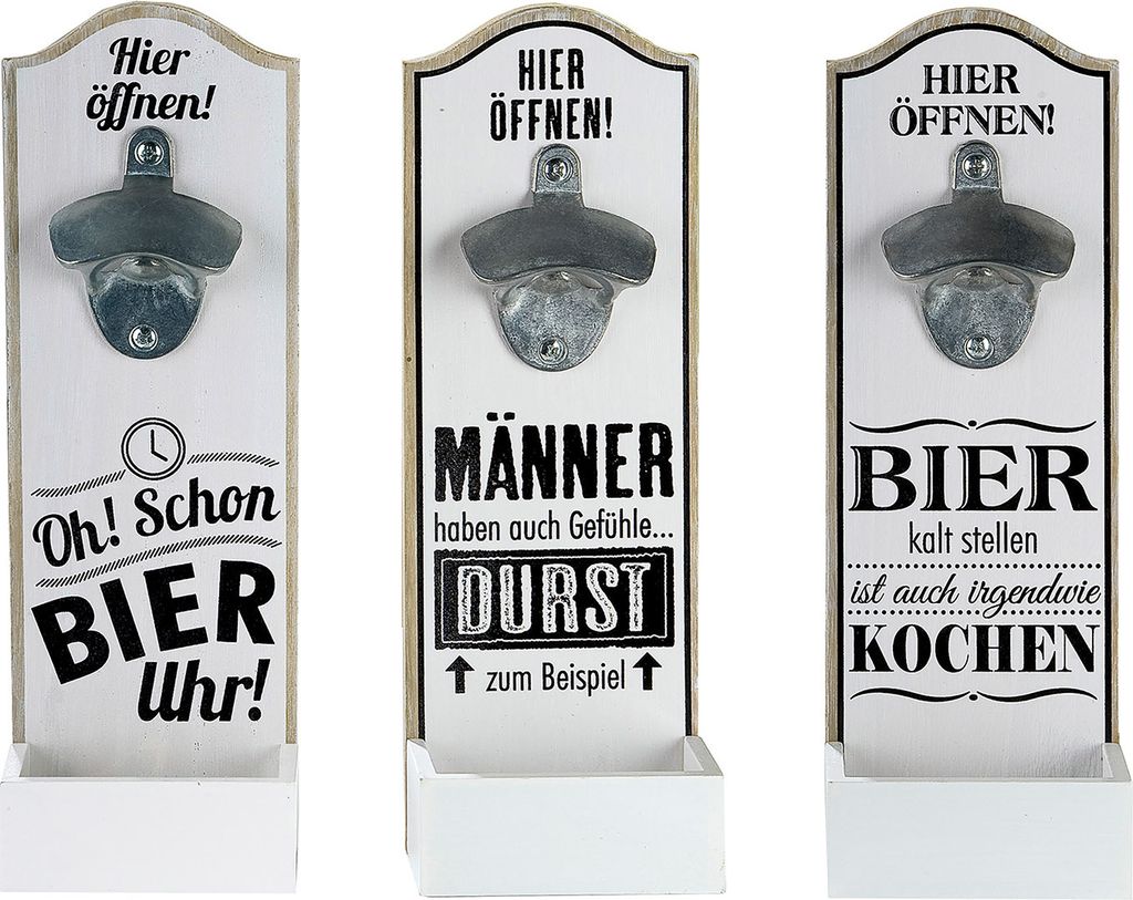 Gilde MDF Wand- Flaschenöffner VE 6 so