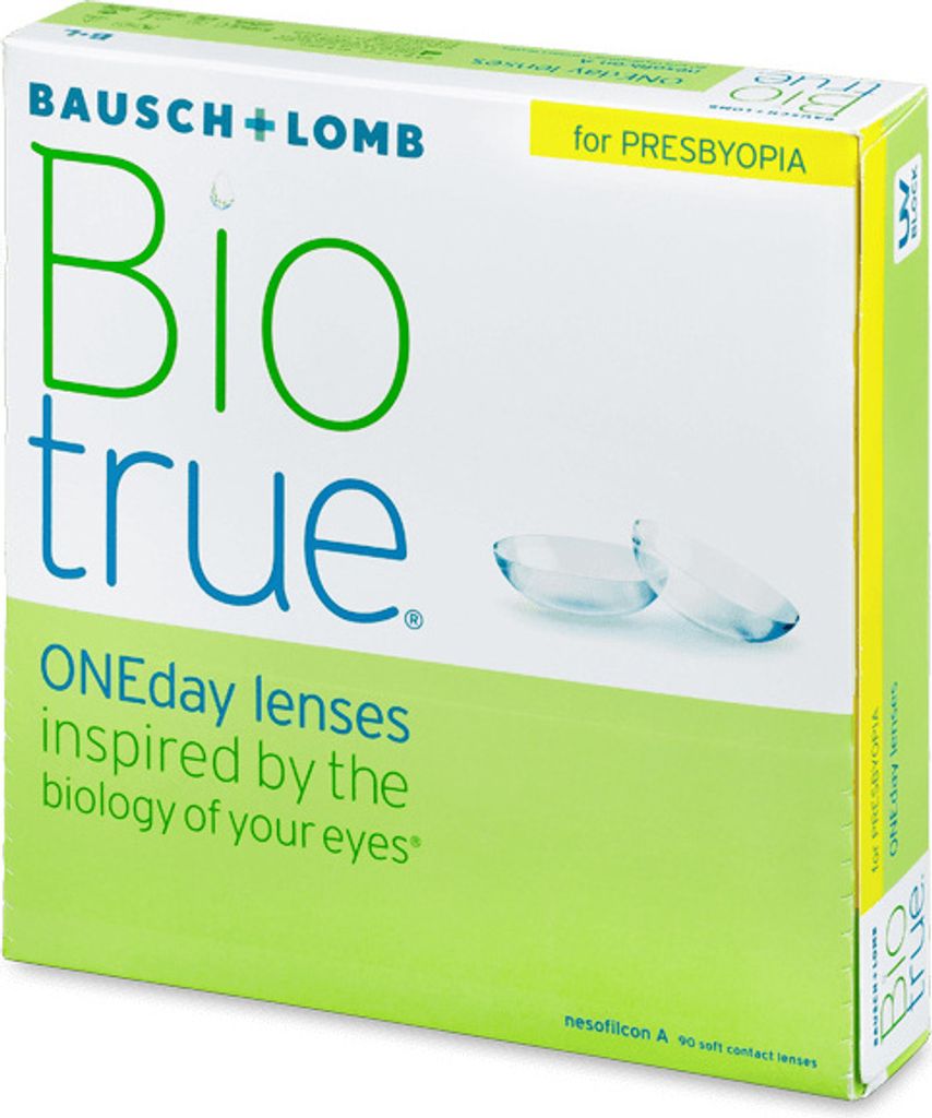 Biotrue ONEday for Presbyopia - 90 daily lenses - Sph: -0.5, Add: low, BC: 8.6, D: 14.2