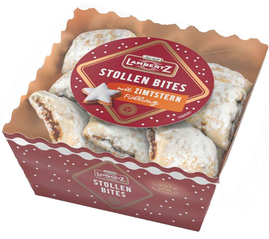 Lambertz Stollen Bites Zimtstern 350g Produktbild 