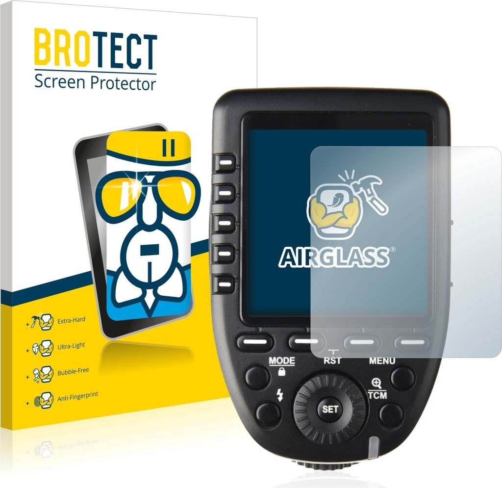BROTECT Schutzglas für Godox XPro Schutzfolie Panzer Folie Glas Display Schutz klar