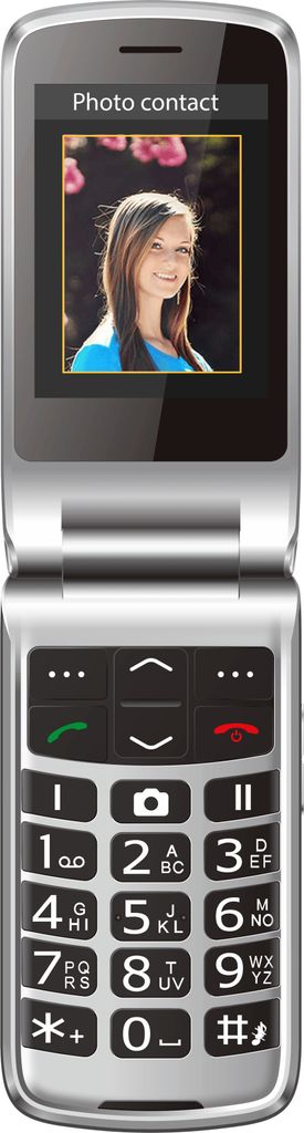 Beafon SL646, Klappgehäuse, Single SIM, 7,11 cm (2.8"), Produktbild 