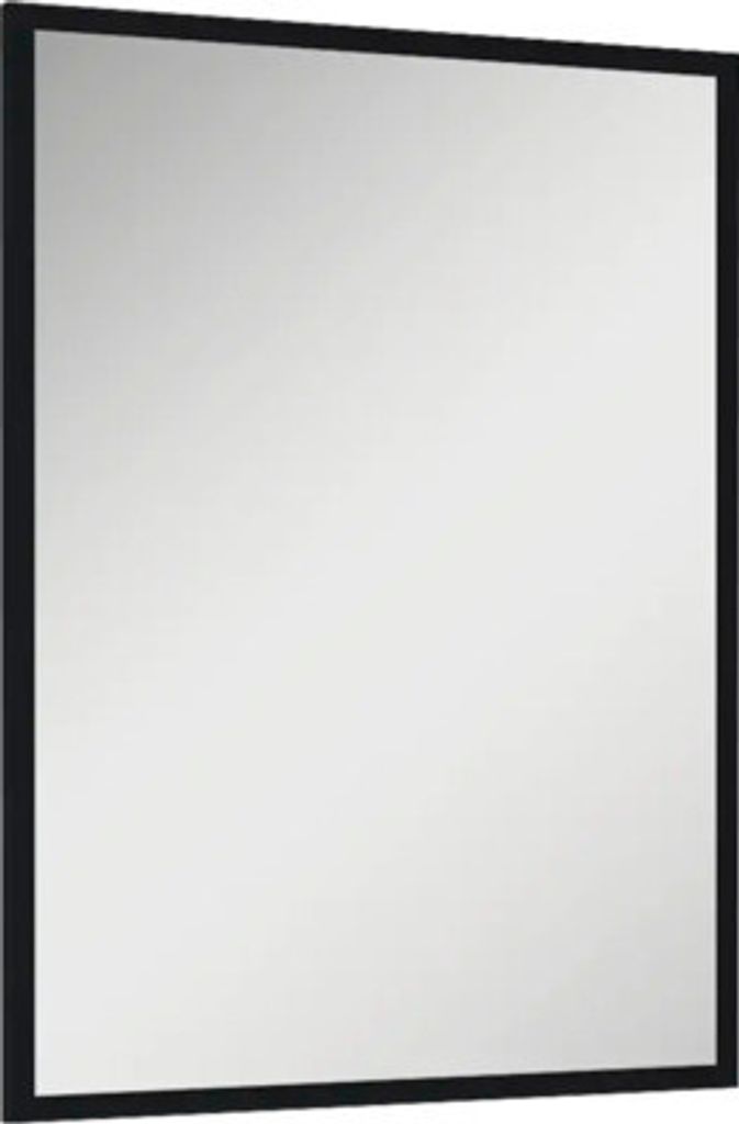 Jungborn Badspiegel 60x80x2 cm Rahmen schwarz matt