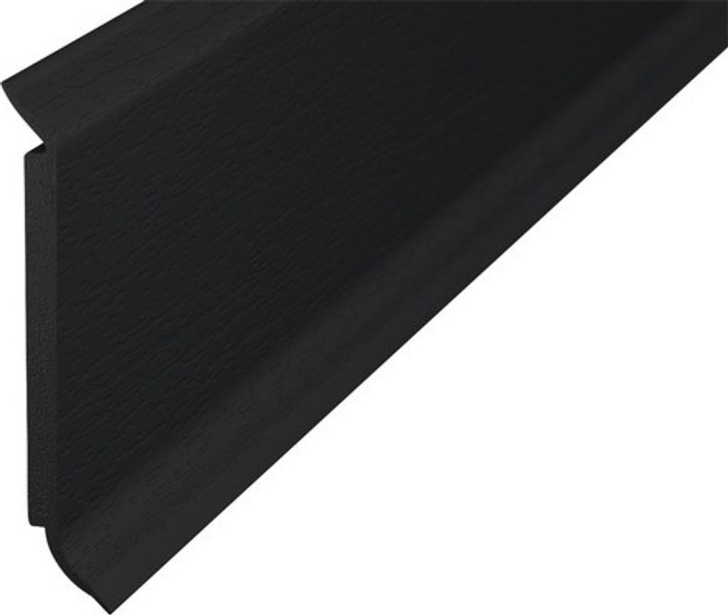 Prinz Kernsockelleiste Hartschaum schwarz 60x2500 mm Produktbild 