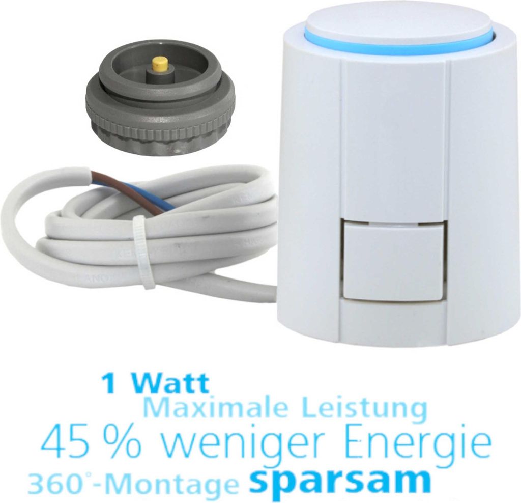 Thermoantrieb 24V NC mit VA94, Ersatz für Lavagrund 24V NC