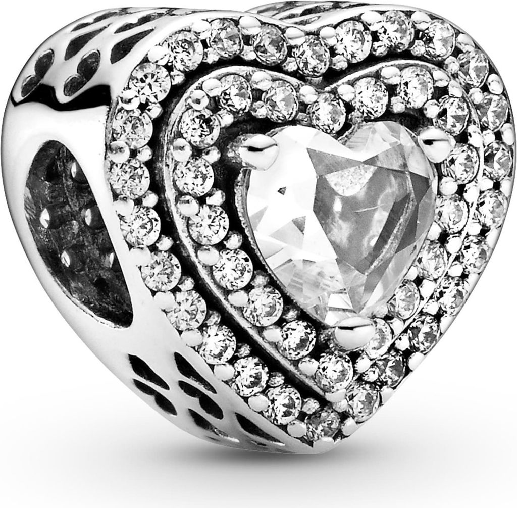 PANDORA JEWELRY Mod. CUORI IN RILIEVO SCINTILLANTE Produktbild 