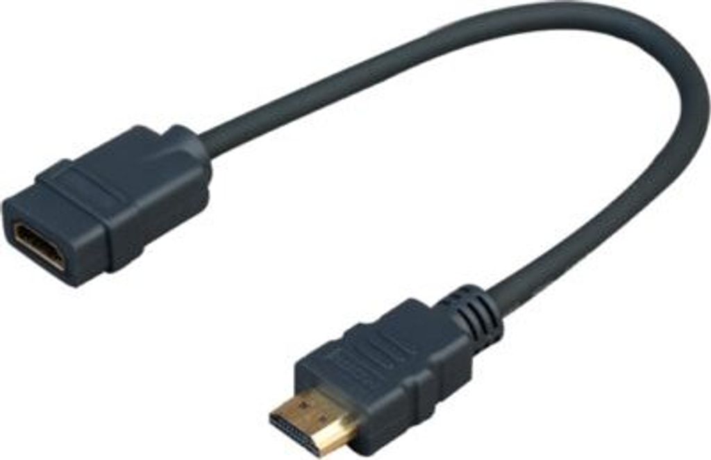 VivoLink PROHDMIADAPHDMIF 0.2m HDMI HDMI Schwarz HDMI-Kabel (PROHDMIADAPHDMIF)