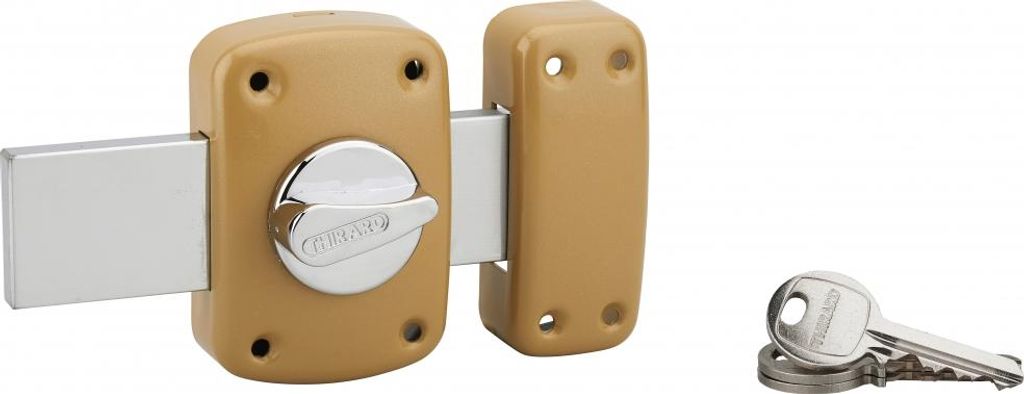 Verrou à bouton Corvette pour porte de garage, cylindre Image du produit 
