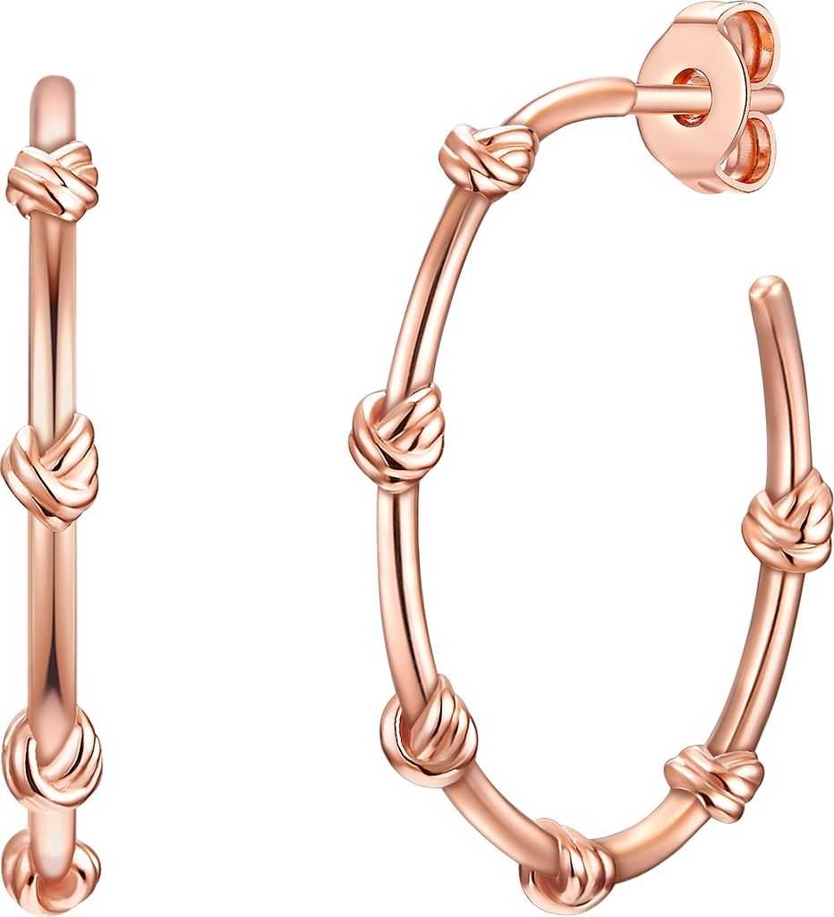 Creolen Sterling Silber roségold