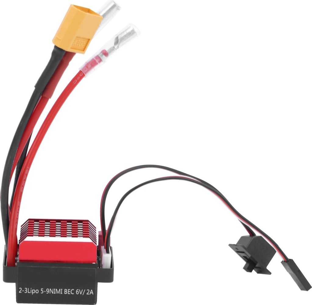 360A elektronischer Geschwindigkeitsregler RC Crawler Auto bidirektional gebürstet wasserdicht ESCXT60 Stecker