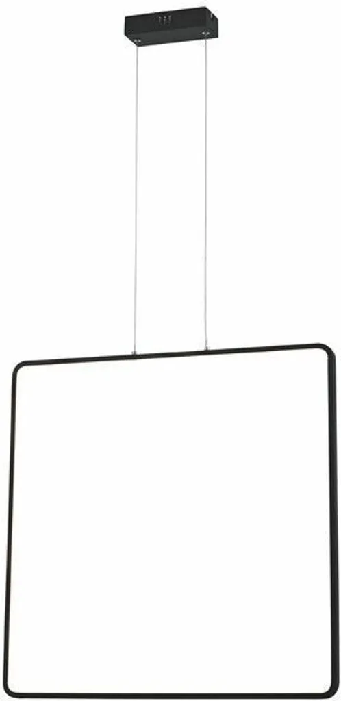 Lustre LED Suspendu Design Noir Anaya 120cm pour Salon et Salle à Manger