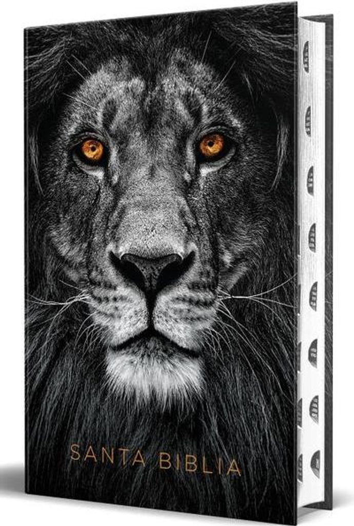 Biblia Rvr 1960 Letra Grande Tamaño Manual, Tapa Dura León de Juda Con Índice / Spanish Bible Rvr 1960 Handy Size Large Print Hardcover Lion of ...
