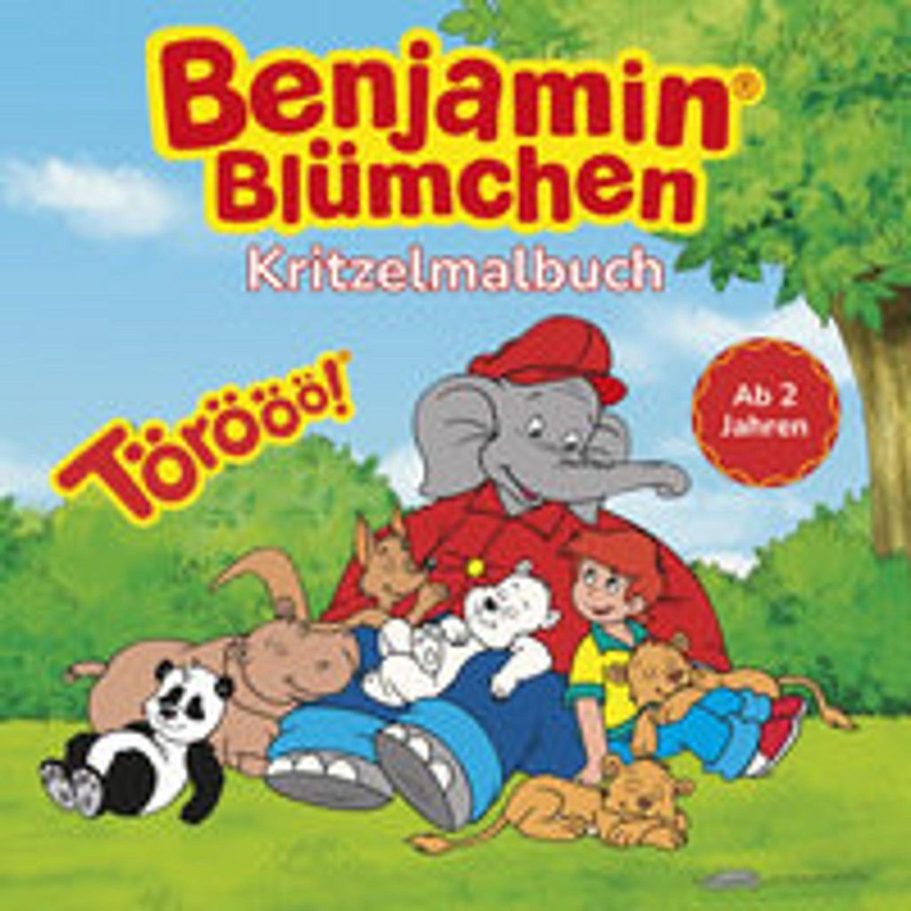 Benjamin Blümchen Kritzelmalbuch - ab 2 Jahren Produktbild 