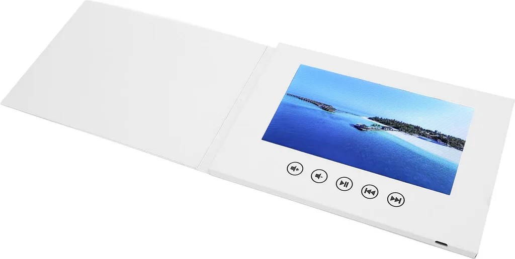 Carte vidéo HD 720p écran 7 pouces 128 Mo avec lecture automatique LCD