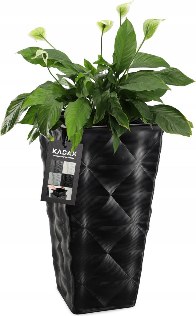 KADAX kvetináč s 3D efektom "Bando", z plastu, kvetináč s Obrázok produktu 