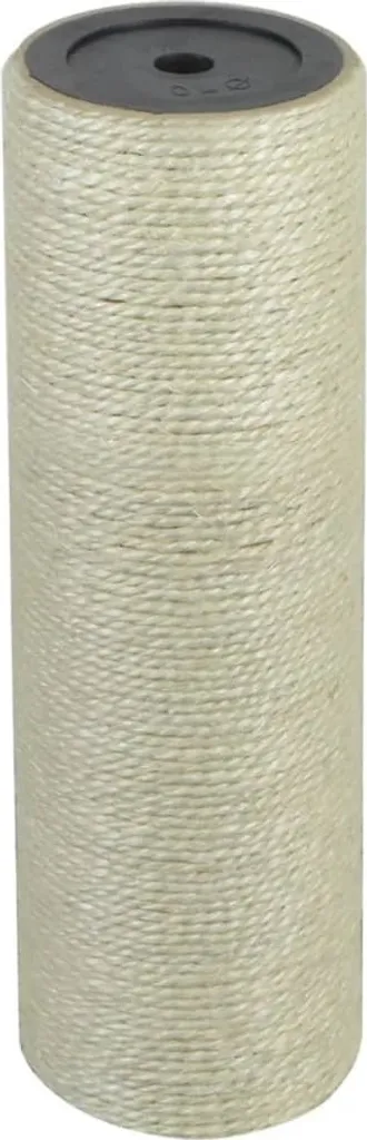 Ricambio Economico Tiragraffi 8x25 cm - Palo Gatto Sisal Beige M10