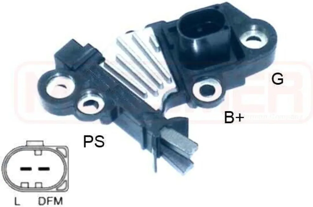 Régulateur de tension ERA 215299 compatible Ford Transit 12V Gris