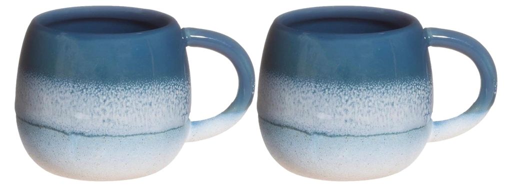 Espresso-Tassen Mojave Glaze, Blau, 2 Stück